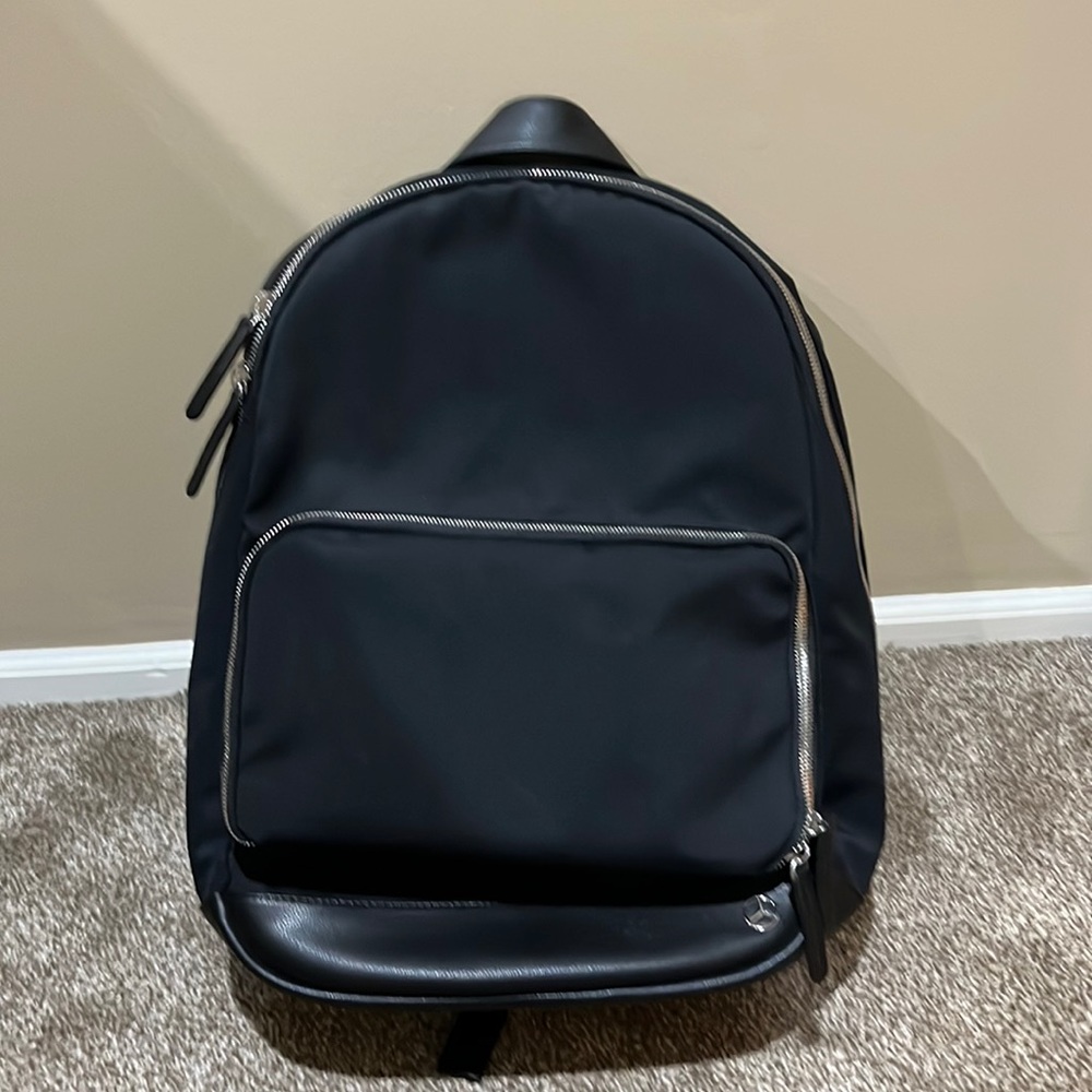 Mercedes Benz Backpack brand new Haerfest black with silver hardware new